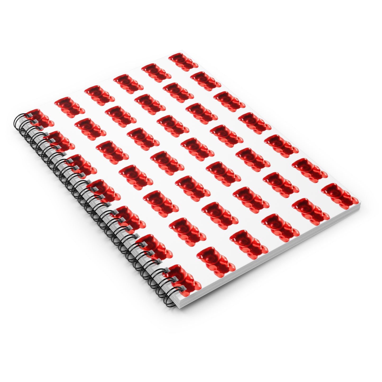 Gummy Bear Themed (Red) Candy Spiral Notebook