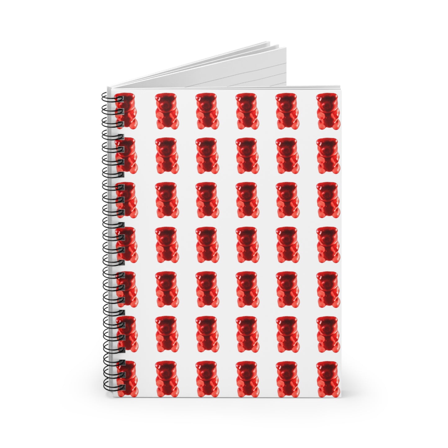 Gummy Bear Themed (Red) Candy Spiral Notebook