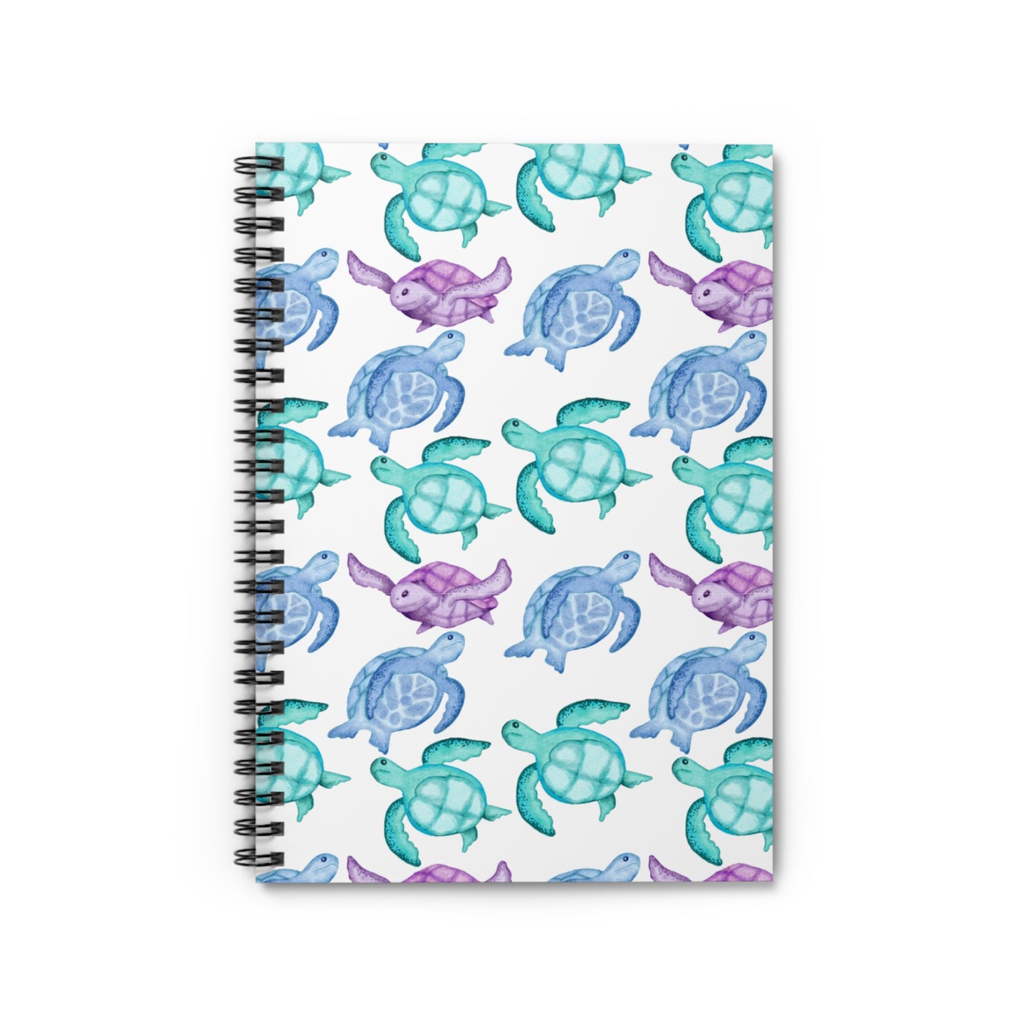 Sea Turtle Theme Spiral Bound Notebook