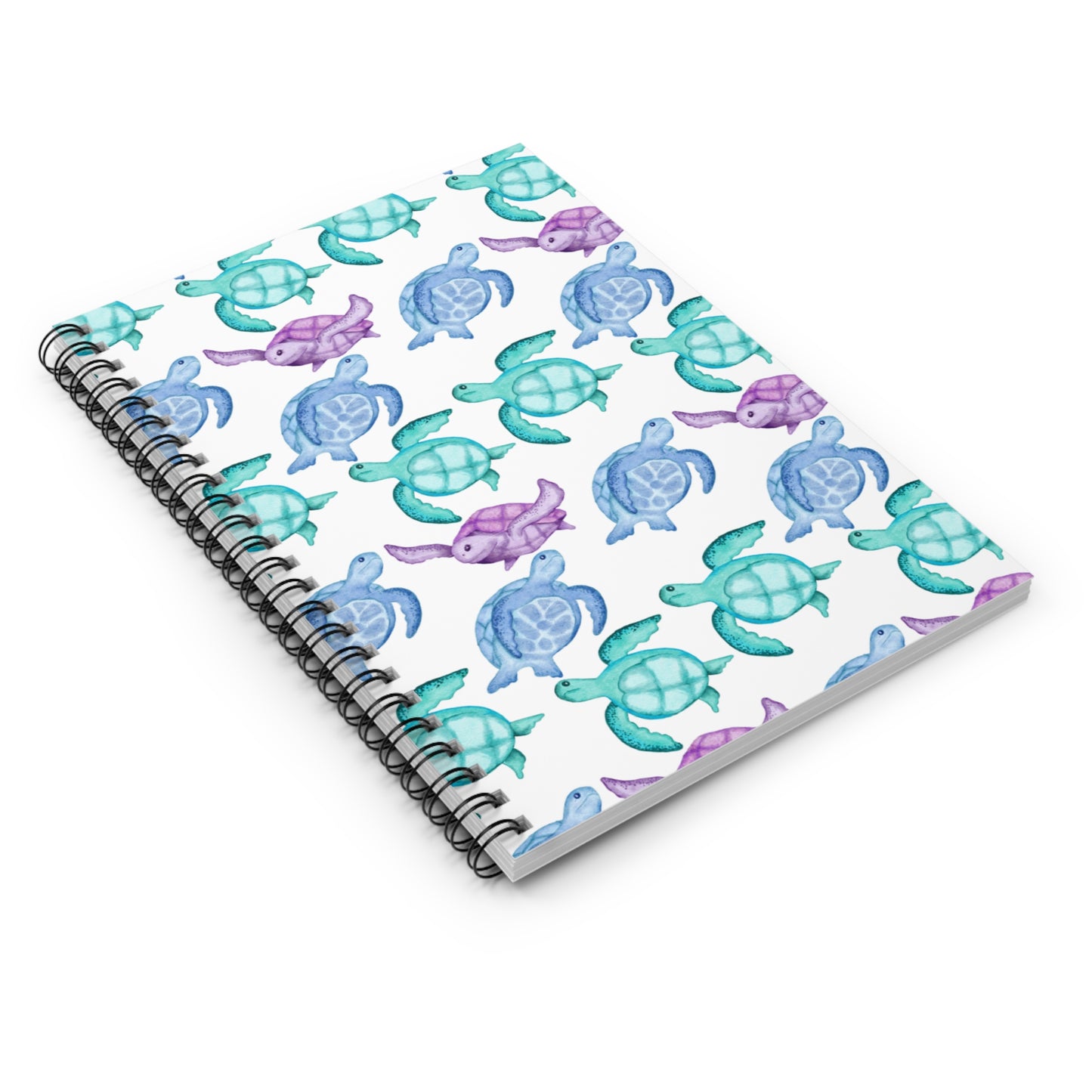 Sea Turtle Theme Spiral Bound Notebook