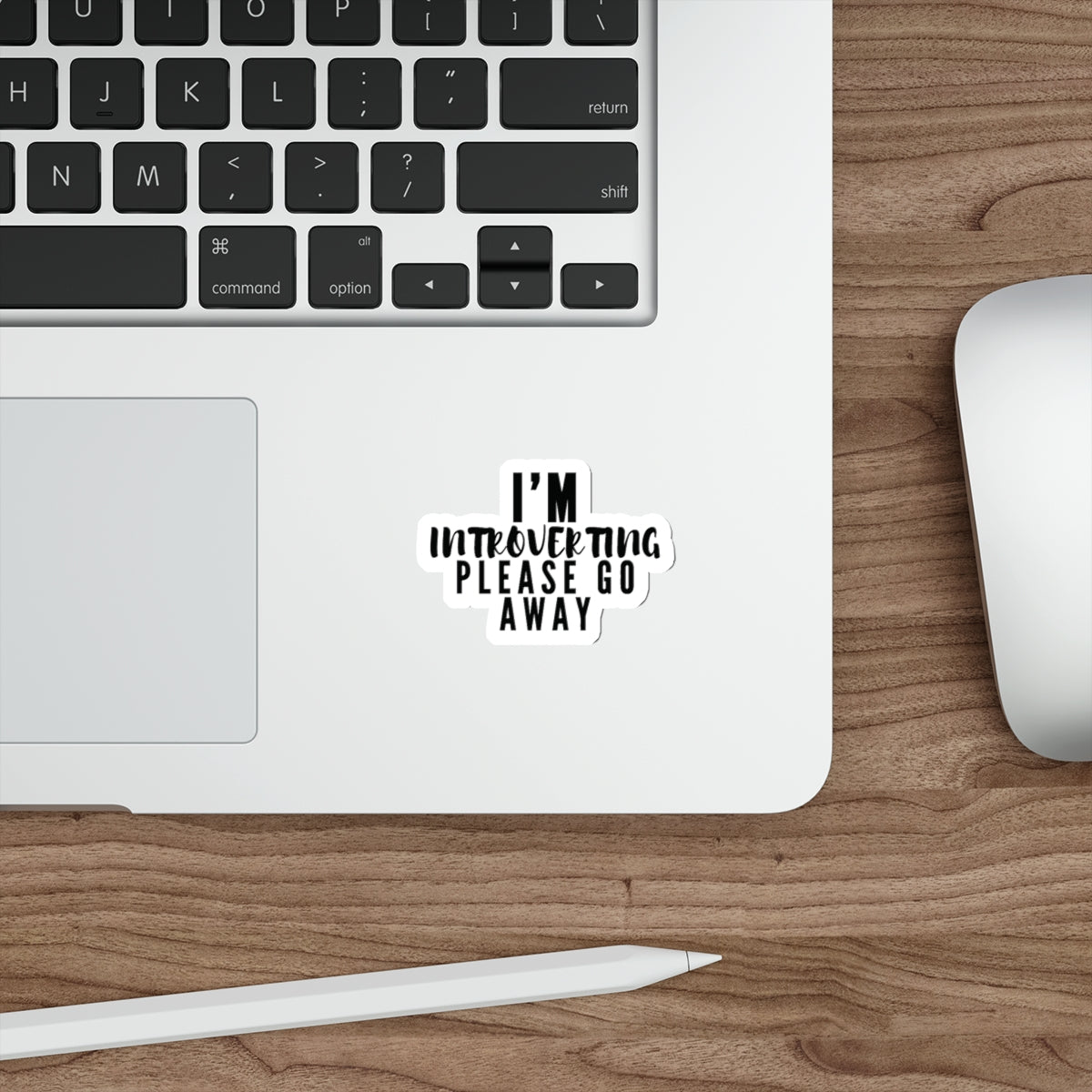I'm Introverting Please Go Away Indoor/Outdoor Vinyl Sticker