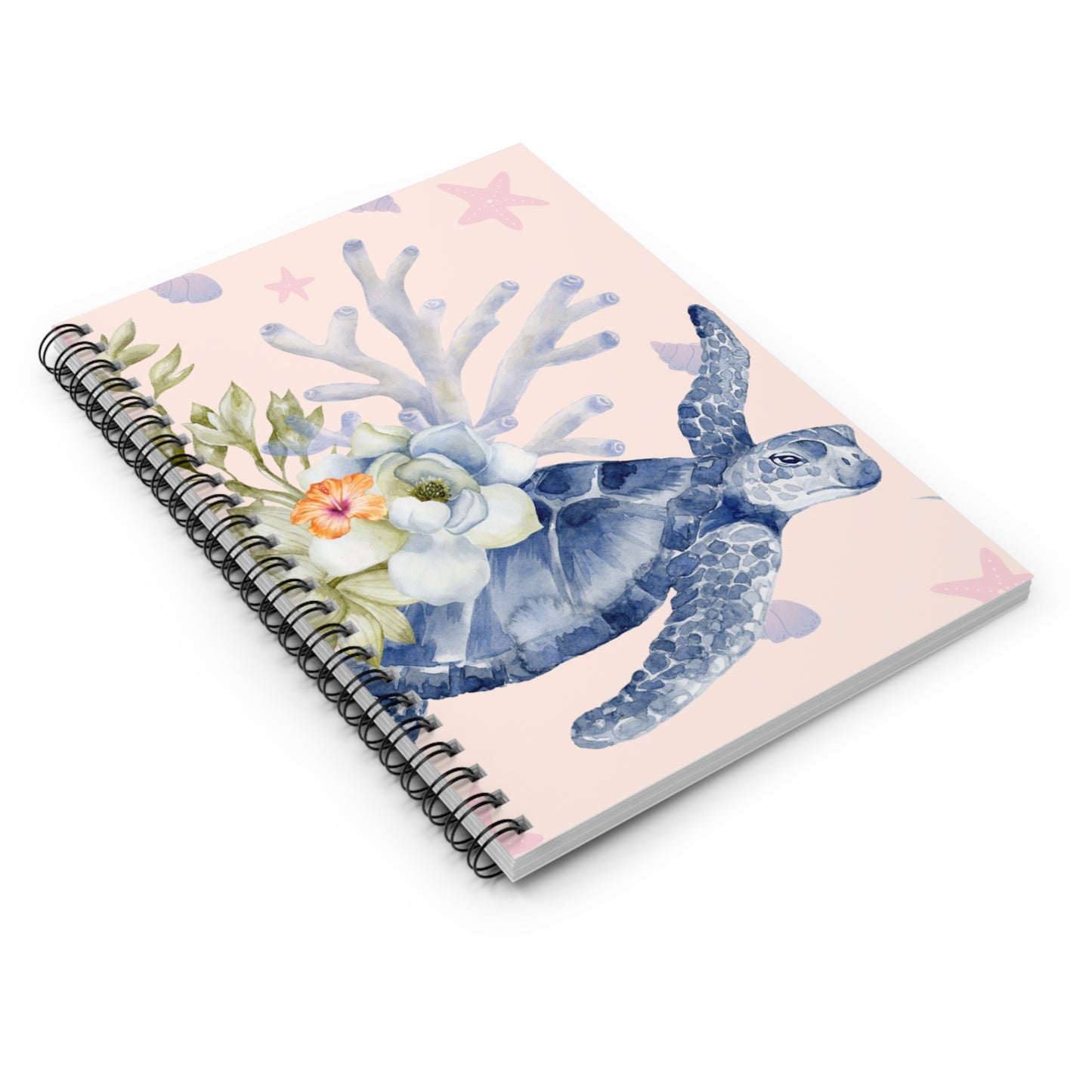 Sea Turtle Theme Spiral Bound Notebook