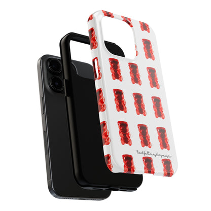 Gummy Candy (Red) Series iPhone (11-15 Pro, Plus, Max, Mini) Tough Case