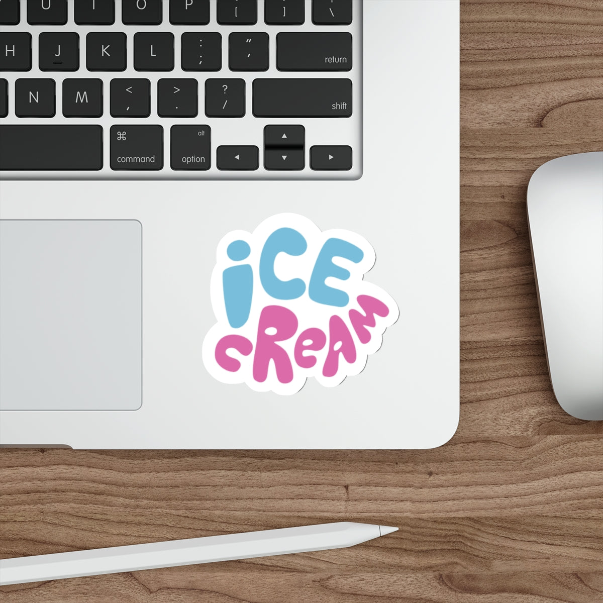Summer Ice Cream Indoor/Outdoor Die Cut Vinyl Sticker
