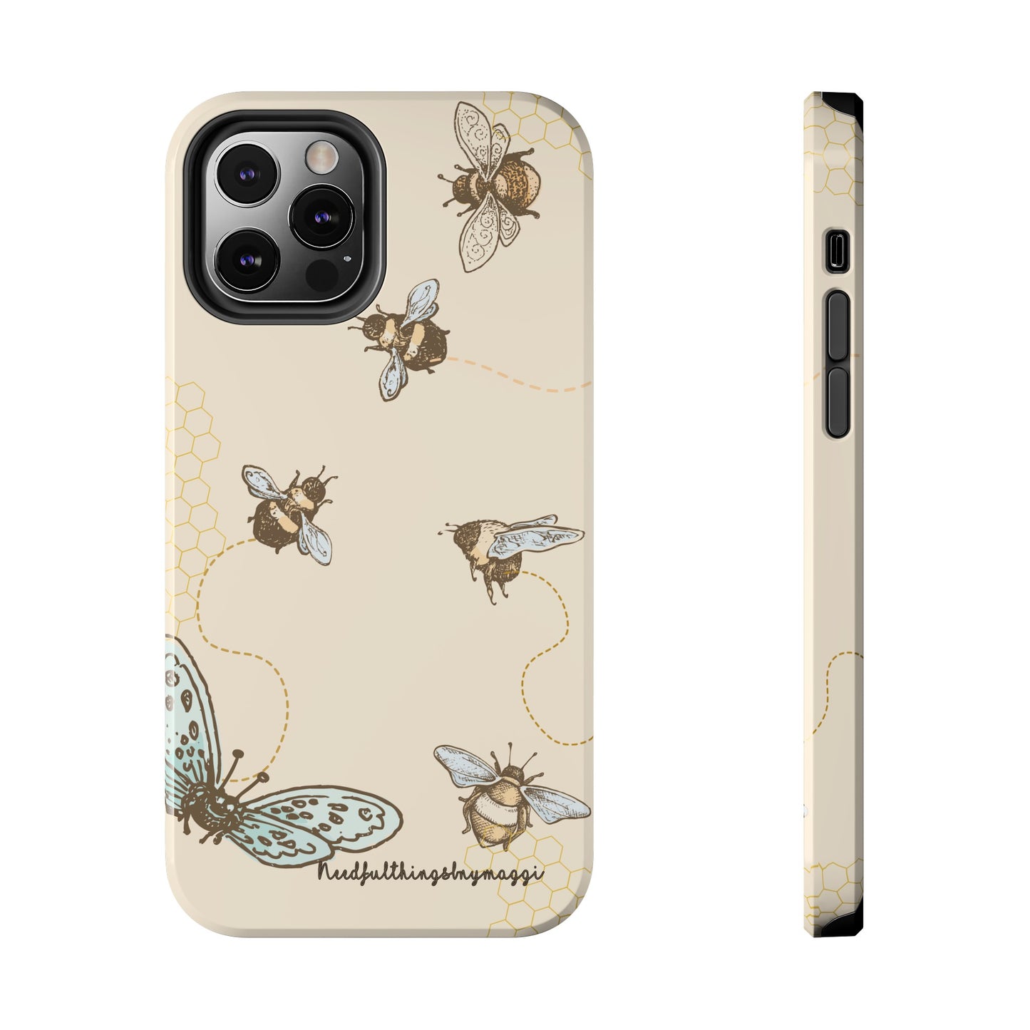 Bee Series iPhone (13-15 Pro, Plus, Max, Mini) Tough Case