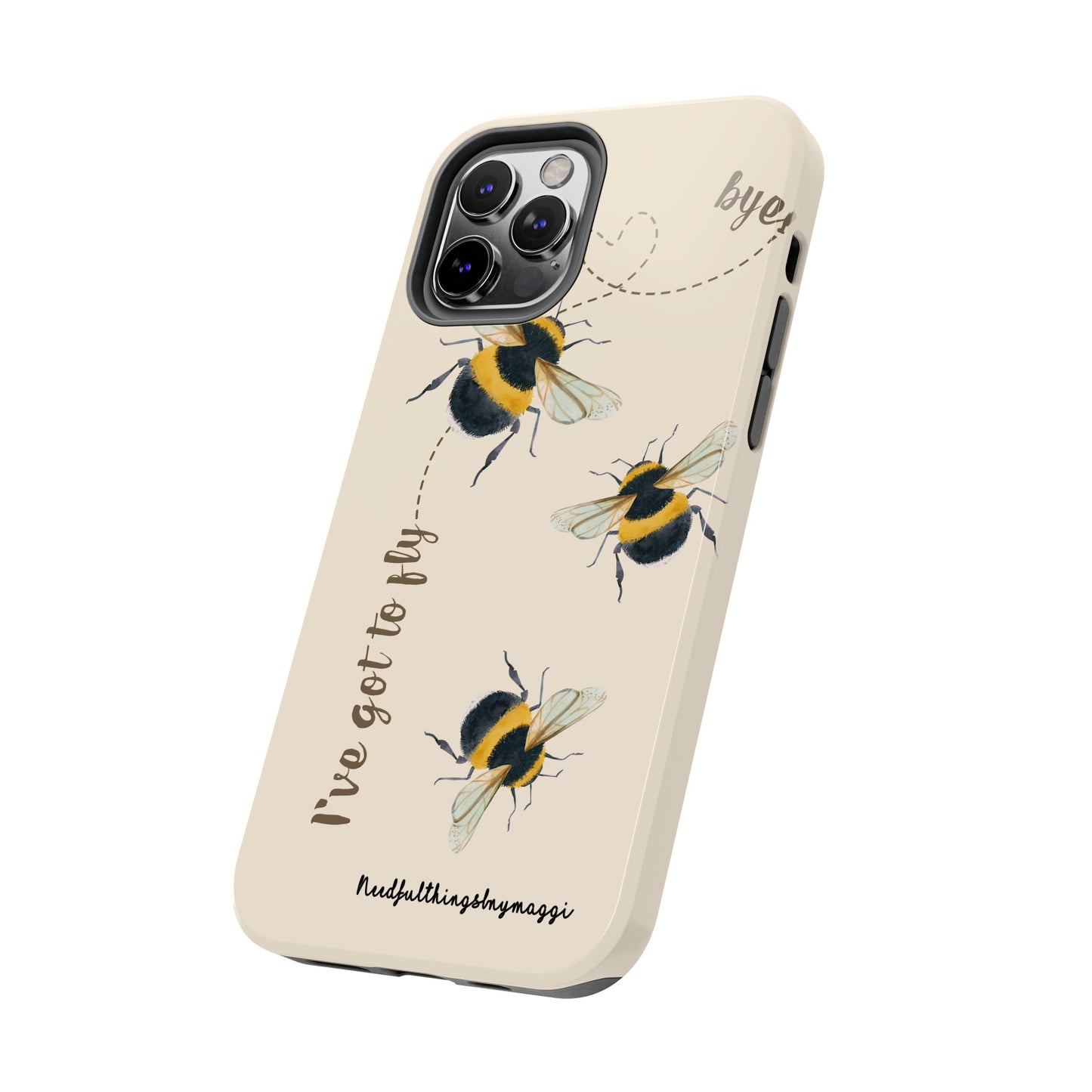 Bee Series iPhone (13-15 Pro, Plus, Max, Mini) Tough Case