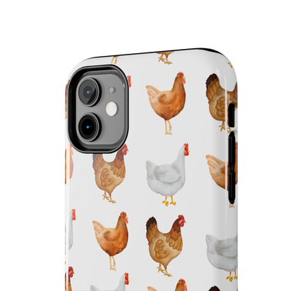 Chicken Farm Series iPhone (11-15 Pro, Plus, Max, Mini) Tough Case