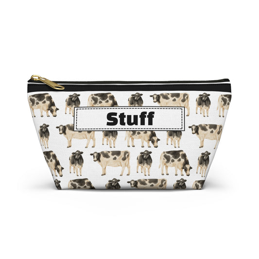 Farm Cow Print Travel Accessory Bag For All Your Lady Stuff!