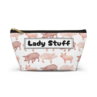 Farm Pig Print Travel Accessory Bag - Organize Your Pig Pen!