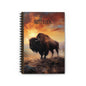 Bison / Buffalo Themed Spiral Bound Notebook