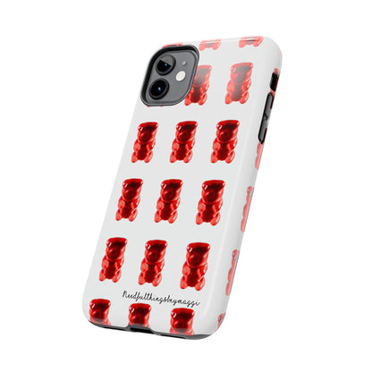 Gummy Candy (Red) Series iPhone (11-15 Pro, Plus, Max, Mini) Tough Case