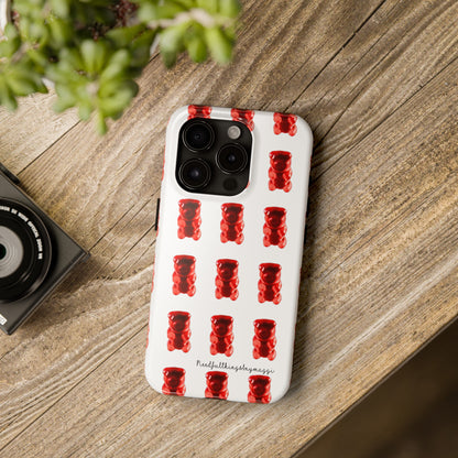 Gummy Candy (Red) Series iPhone (11-15 Pro, Plus, Max, Mini) Tough Case