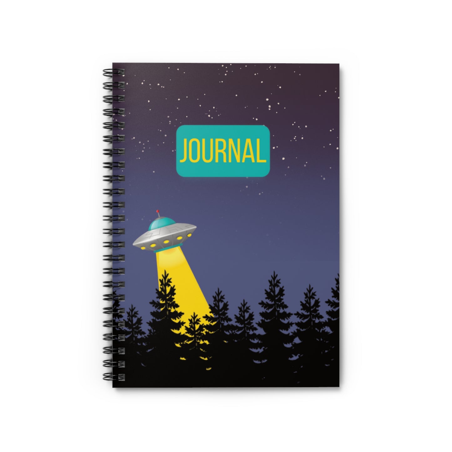 Alien Themed Spiral Bound Notebook