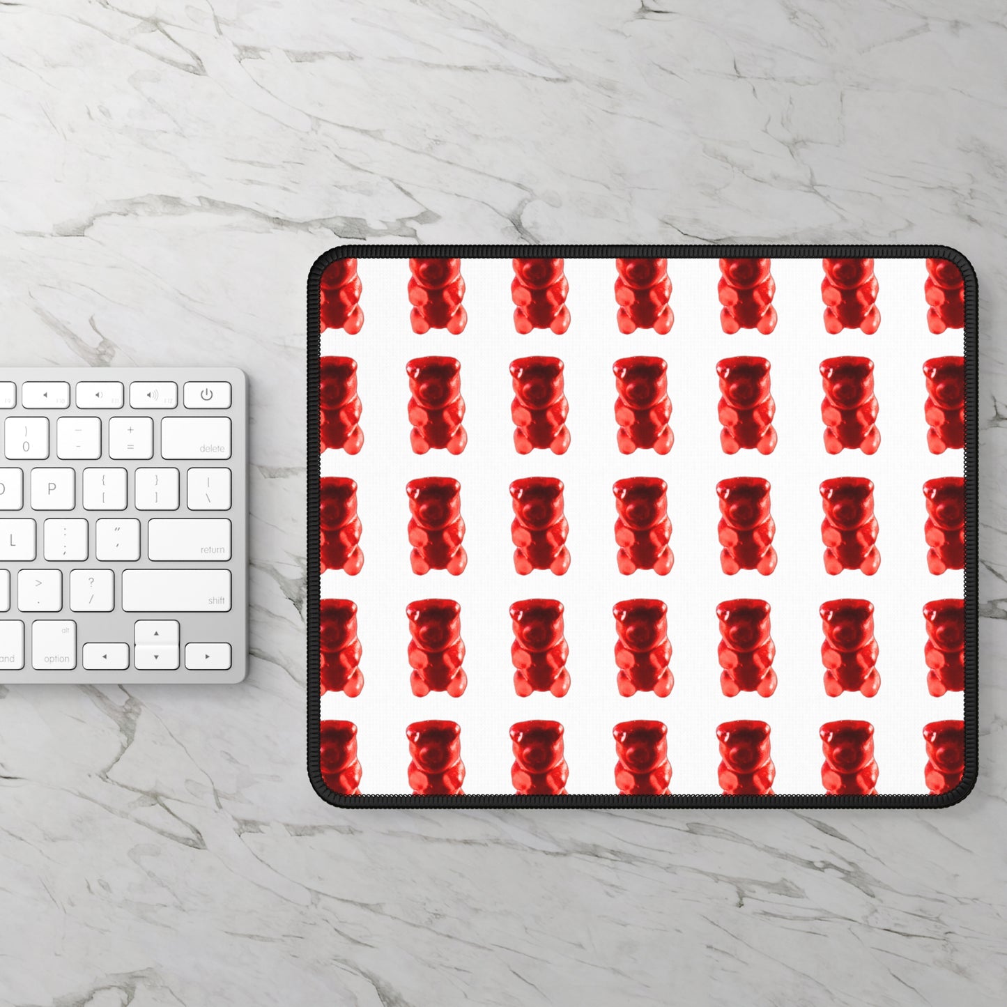 Red Gummy Bear Gaming Mouse Pad