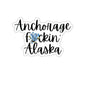 Anchorage Alaska Swear Word Die Cut Vinyl Indoor Outdoor Sticker