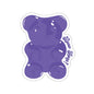 Purple Gummy Themed Indoor/Outdoor Die Cut Vinyl Sticker