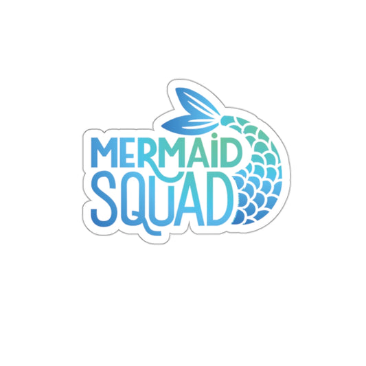 Mermaid Squad Indoor/Outdoor Die Cut Vinyl Sticker