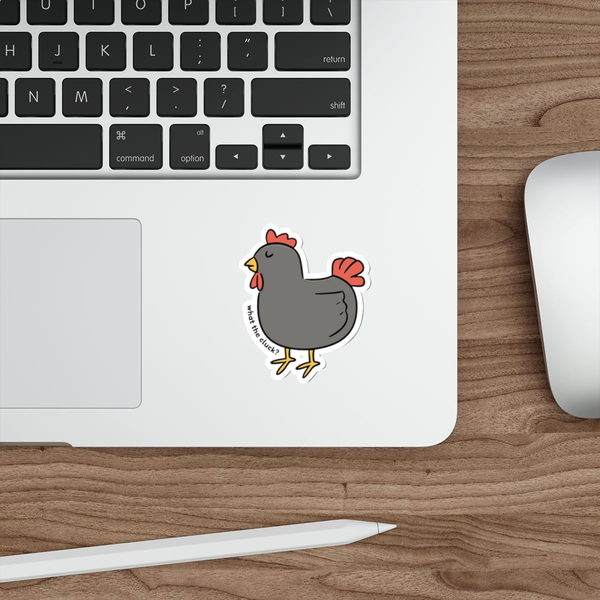 What the Cluck Chicken Vinyl Sticker - For the Chicken Whisperer