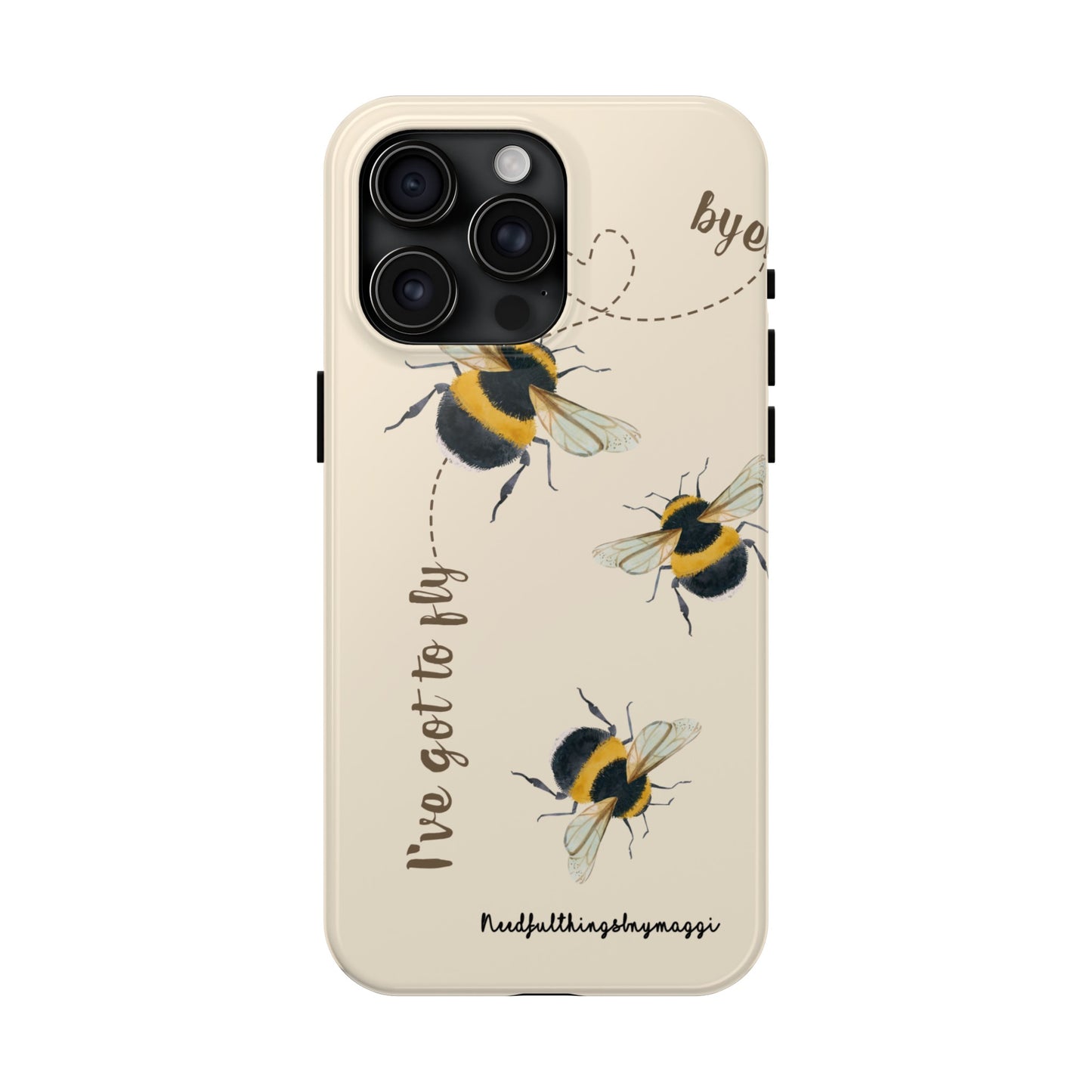 Bee Series iPhone (13-15 Pro, Plus, Max, Mini) Tough Case