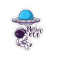 Peace Out Astronaut Indoor/Outdoor Vinyl Die Cut Sticker