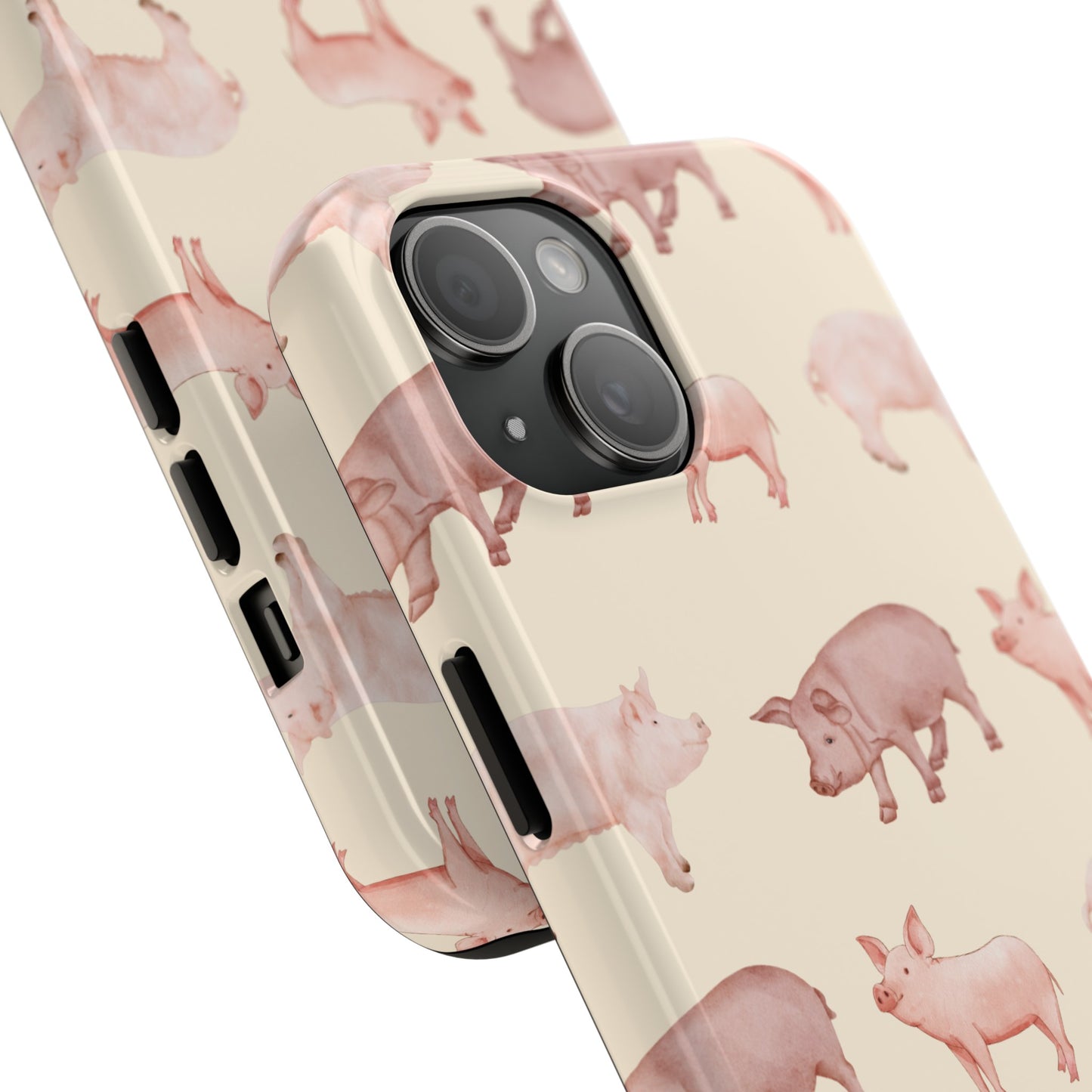 Pig Farm Series iPhone (11-15 Pro, Plus, Max, Mini) Tough Case