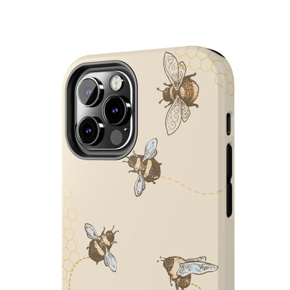 Bee Series iPhone (13-15 Pro, Plus, Max, Mini) Tough Case