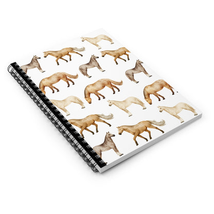 Horse Themed Spiral Bound Notebook