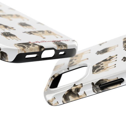 Cow Farm Series iPhone (11-15 Pro, Plus, Max, Mini) Tough Case