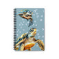 Sea Turtle Theme Spiral Bound Notebook