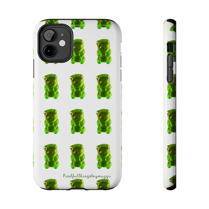 Gummy Candy (Green) Series iPhone (11-15 Pro, Plus, Max, Mini) Tough Case