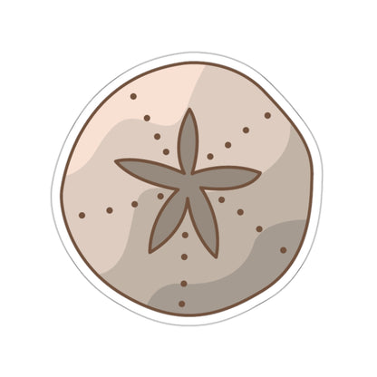 Sand Dollar Indoor/Outdoor Die Cut Vinyl Sticker