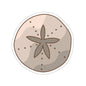 Sand Dollar Indoor/Outdoor Die Cut Vinyl Sticker