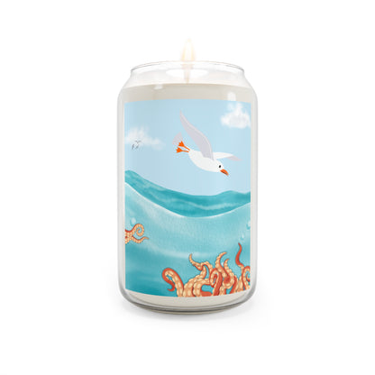 Ocean Breeze Scented Soy Candle