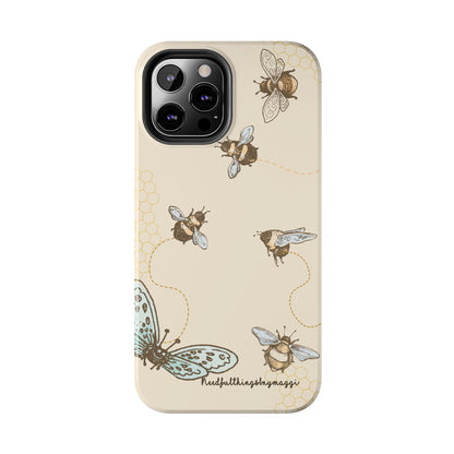 Bee Series iPhone (13-15 Pro, Plus, Max, Mini) Tough Case