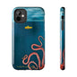 Octopus Vs Submarine Series iPhone (11-15 Pro, Plus, Max, Mini) Tough Phone Case