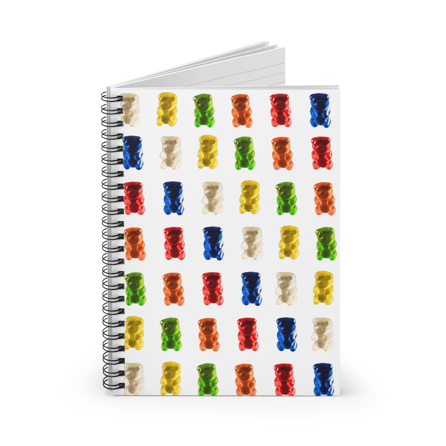 Gummy Bear Themed (Multi) Candy Spiral Notebook