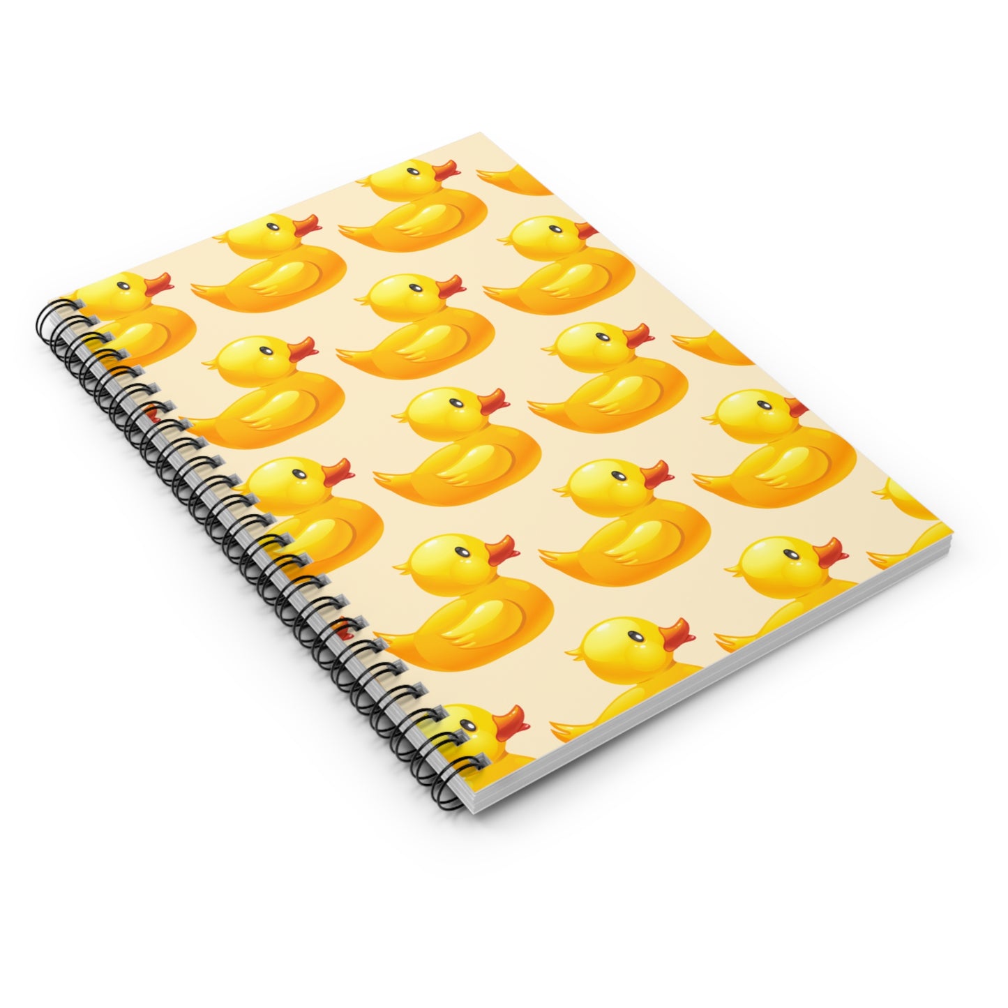 Rubber Duck Themed Spiral Notebook