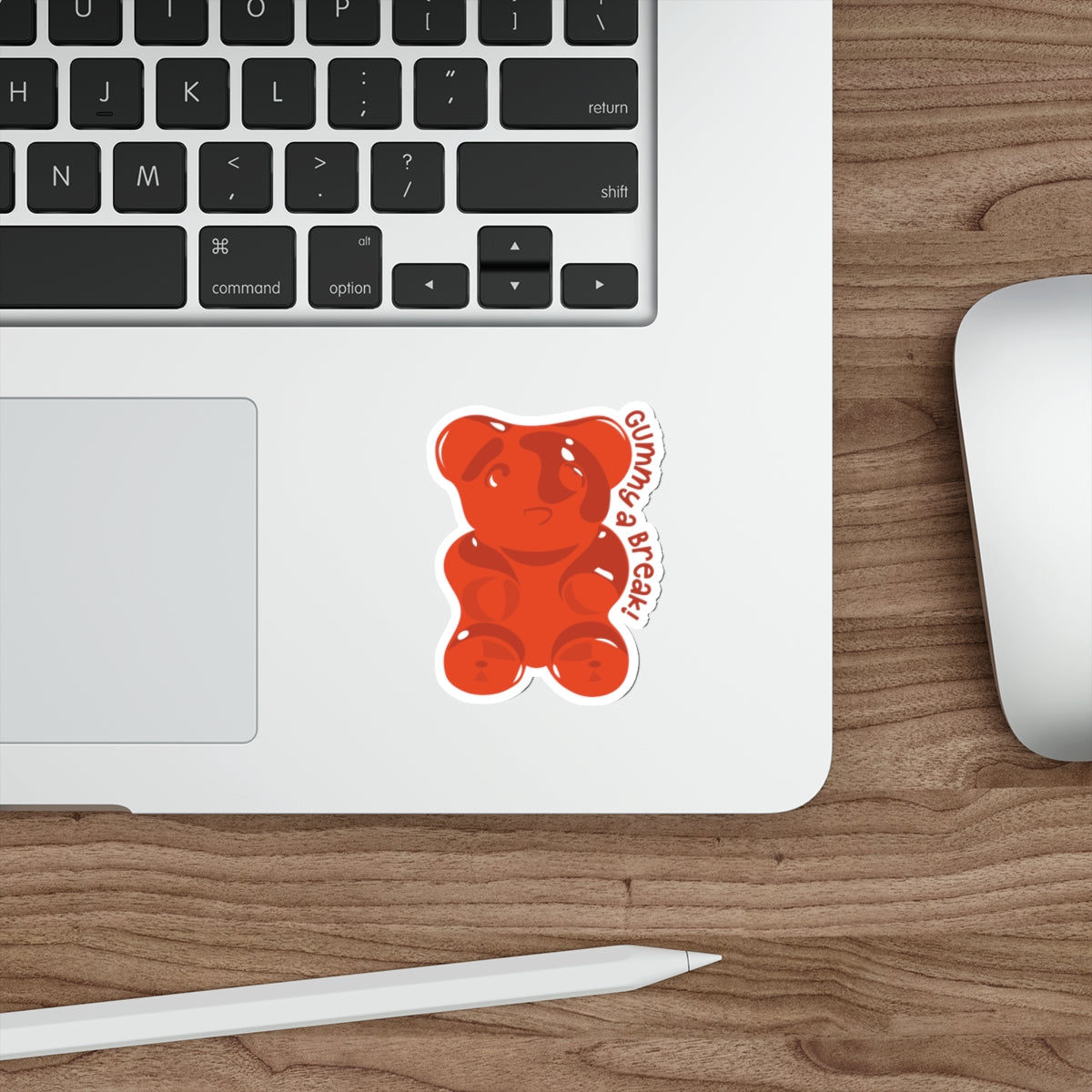 Red Gummy Themed Indoor/Outdoor Die Cut Vinyl Sticker