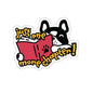 French Bulldog "One More Chapter" Vinyl Indoor/Outdoor Sticker