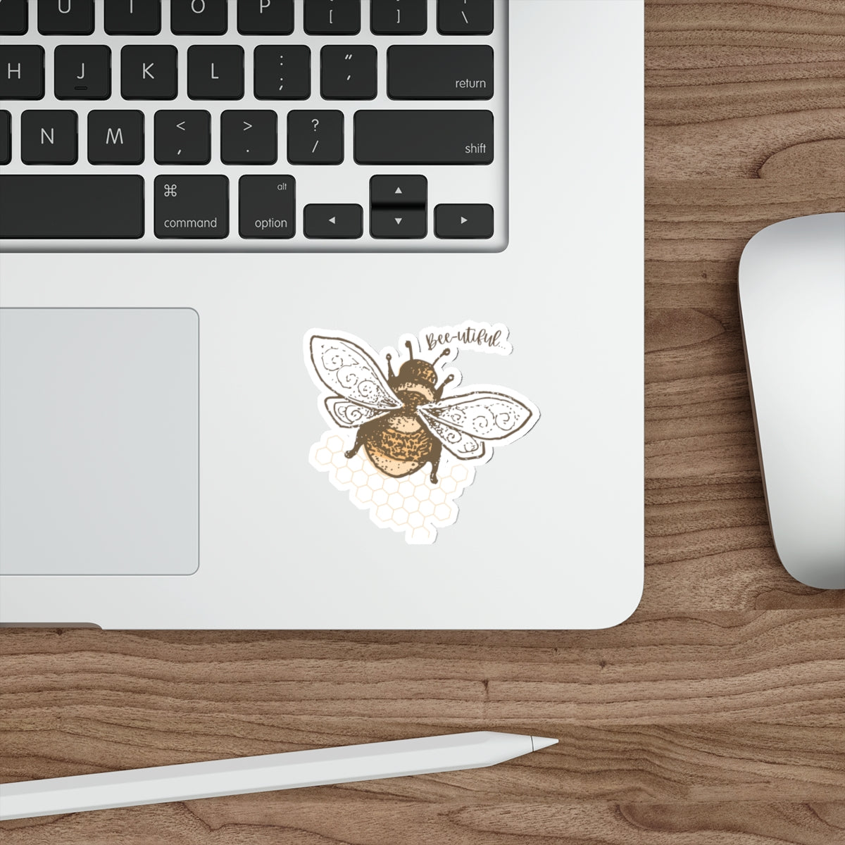 Bee-Utiful Bee Indoor/Outdoor Vinyl Die Cut Sticker