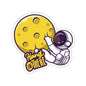 Hang In There Astronaut Indoor/Outdoor Vinyl Die Cut Sticker