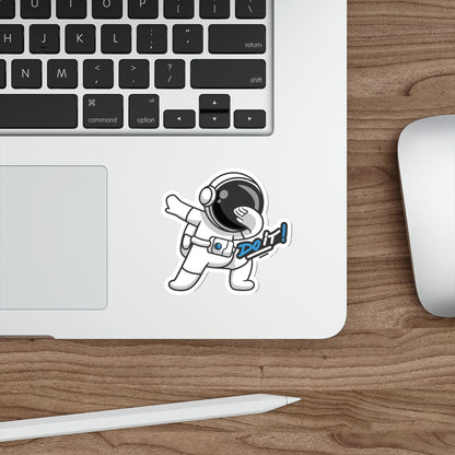 Just Do It Astronaut Indoor/Outdoor Vinyl Die Cut Sticker