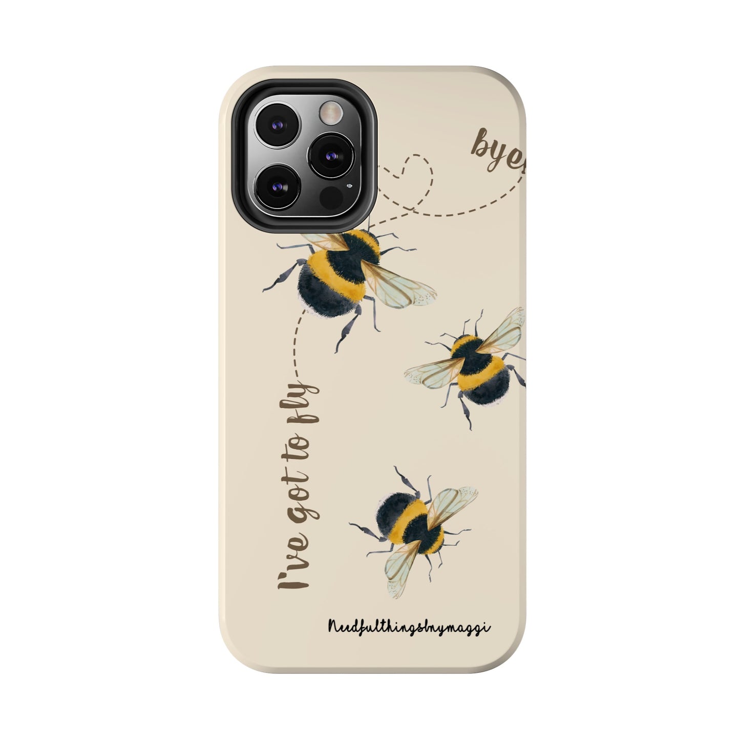 Bee Series iPhone (13-15 Pro, Plus, Max, Mini) Tough Case