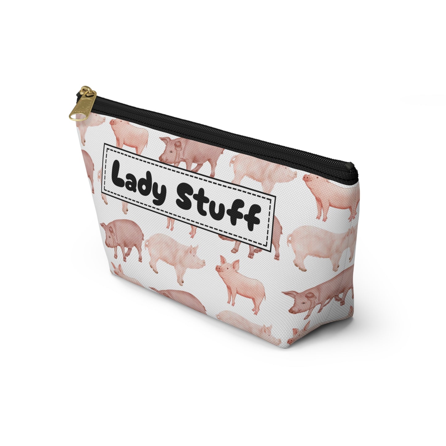 Farm Pig Print Travel Accessory Bag - Organize Your Pig Pen!