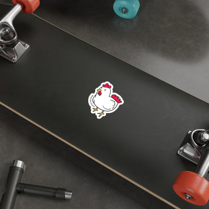 What the Cluck Chicken Vinyl Sticker - For the Chicken Whisperer