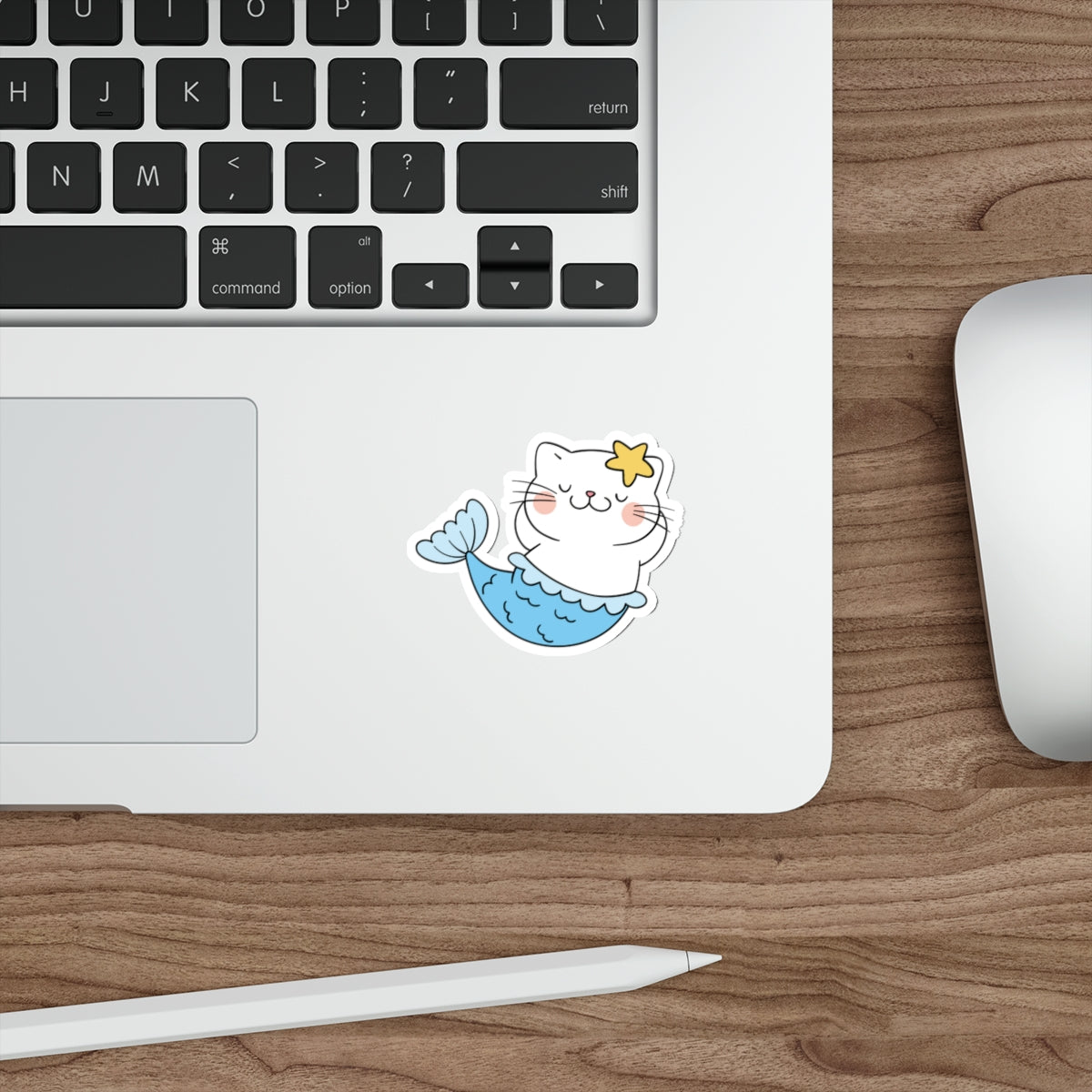 Mermaid Cat Indoor/Outdoor Vinyl Sticker