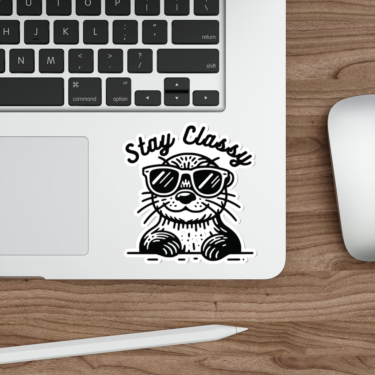 Otter Stay Classy Die Cut Indoor Outdoor Vinyl Sticker