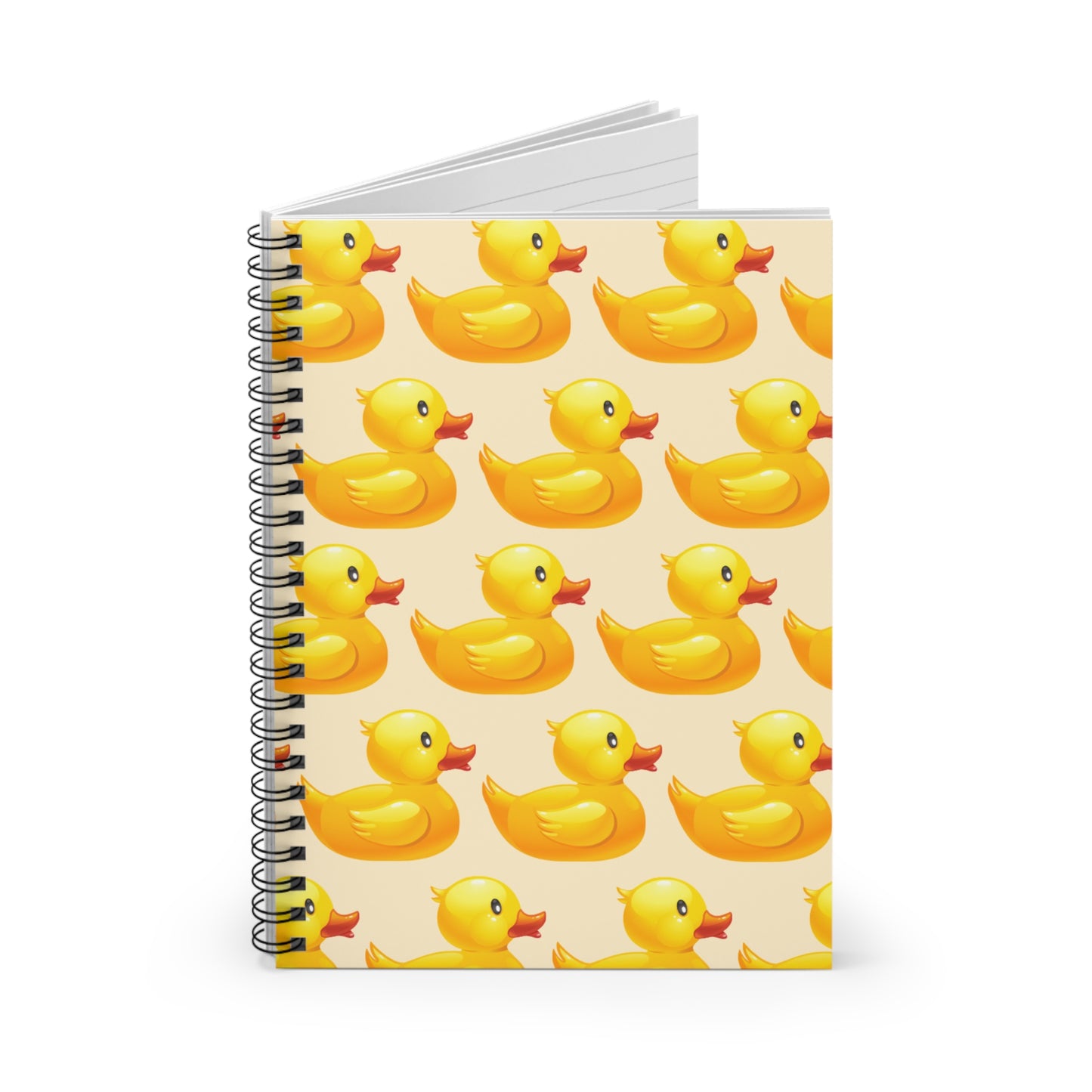 Rubber Duck Themed Spiral Notebook