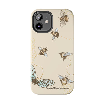 Bee Series iPhone (13-15 Pro, Plus, Max, Mini) Tough Case