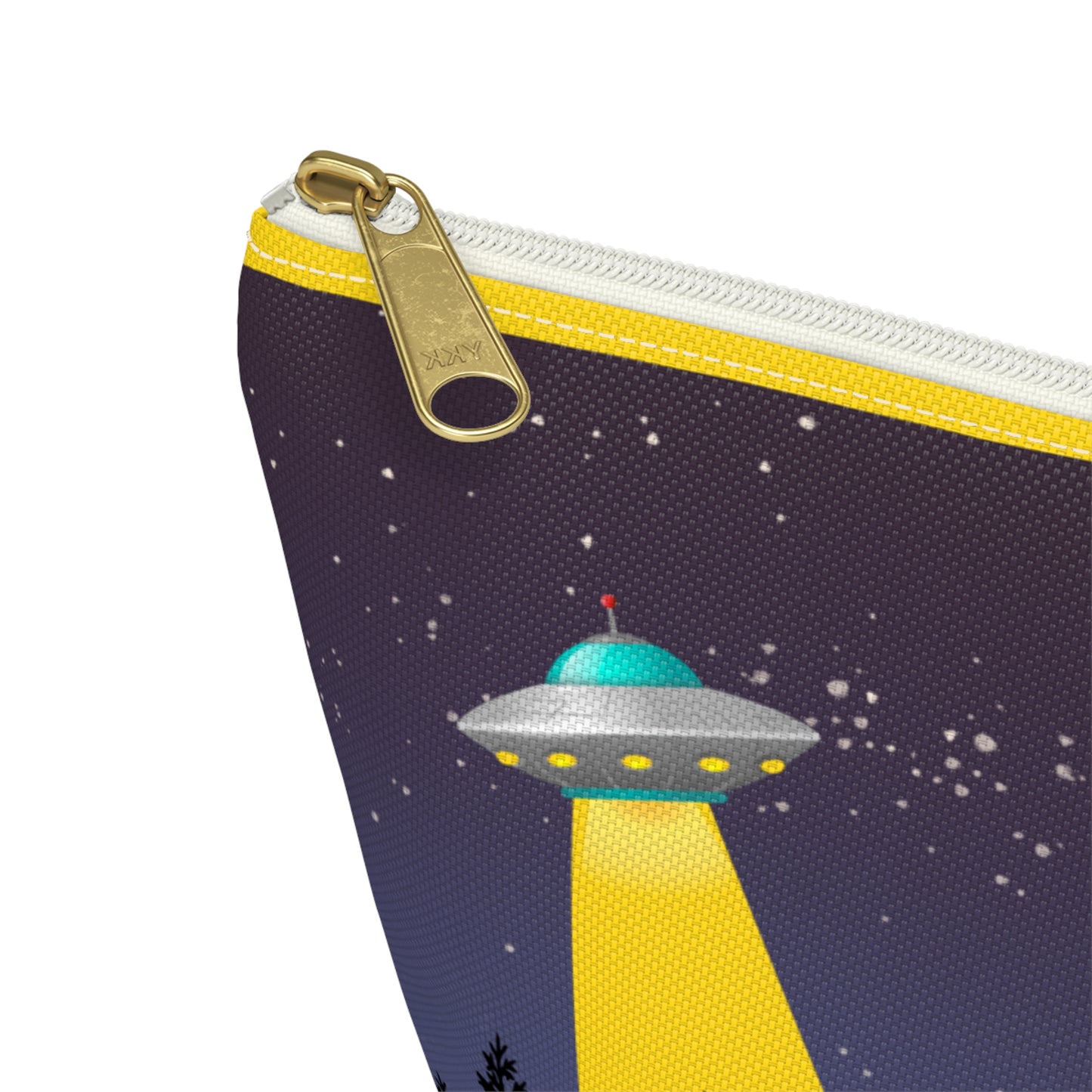 Alien UFO Print Travel Accessory Bag